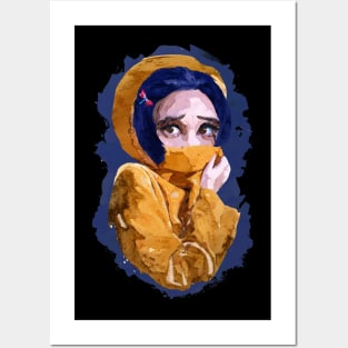 Coraline's Yellow Jacket Posters and Art